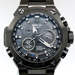 G-SHOCK CASIO Watch MRG-G1000B-1A MR-G GPS Hybrid Radio Solar Analog Black Full Metal Titanium Case Band Sapphire Glass LED Light Released December 2014 Mikunigaoka Store ITPNEQPEBTZK