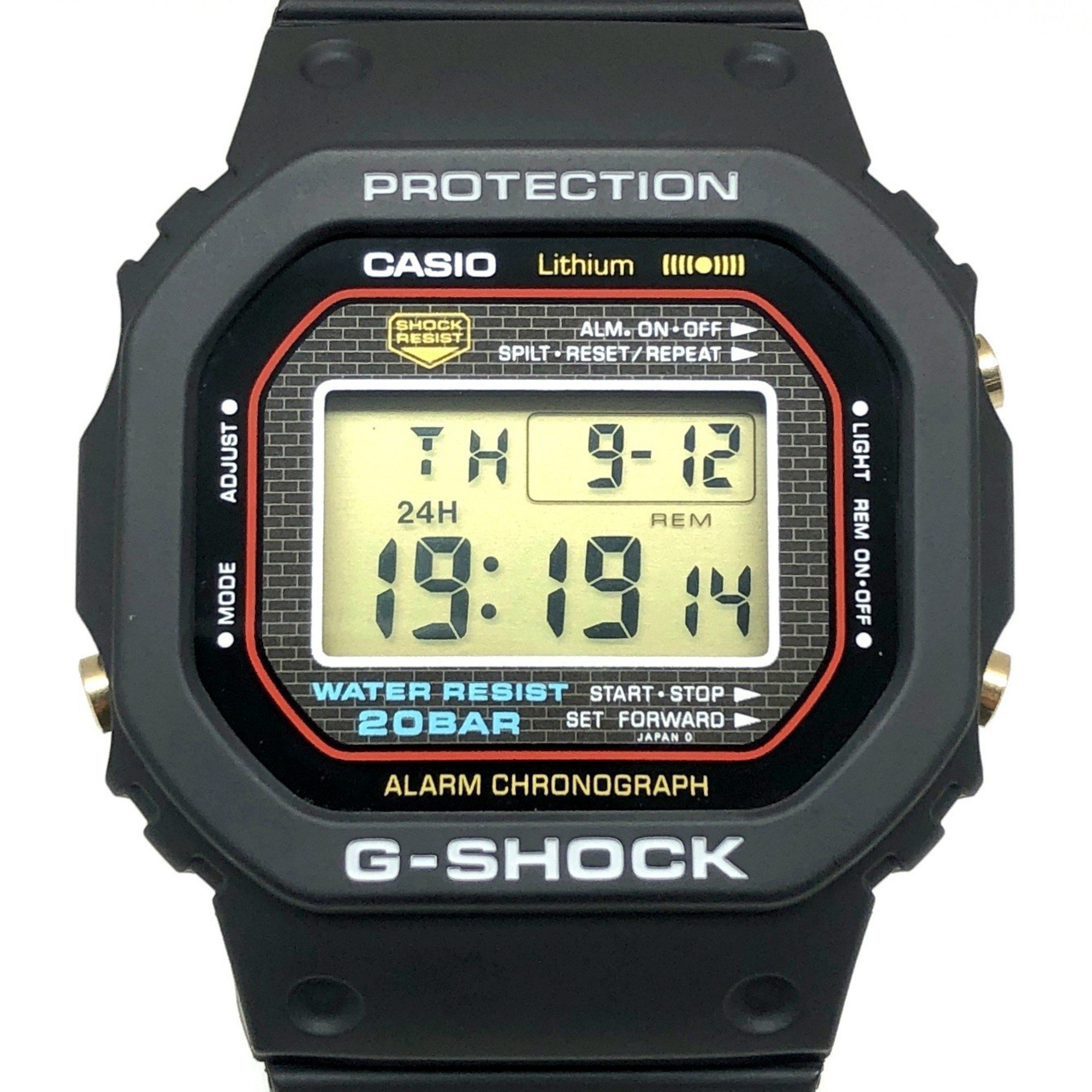 G-SHOCK CASIO Watch DW-1983-1 Restored 10th ANNIVERSARY 1983 Limited Edition Anniversary Model First Reprint Orange Miniature Bezel No Steps Released in May 1993 Mikunigaoka Store IT9FBRO2TTXG