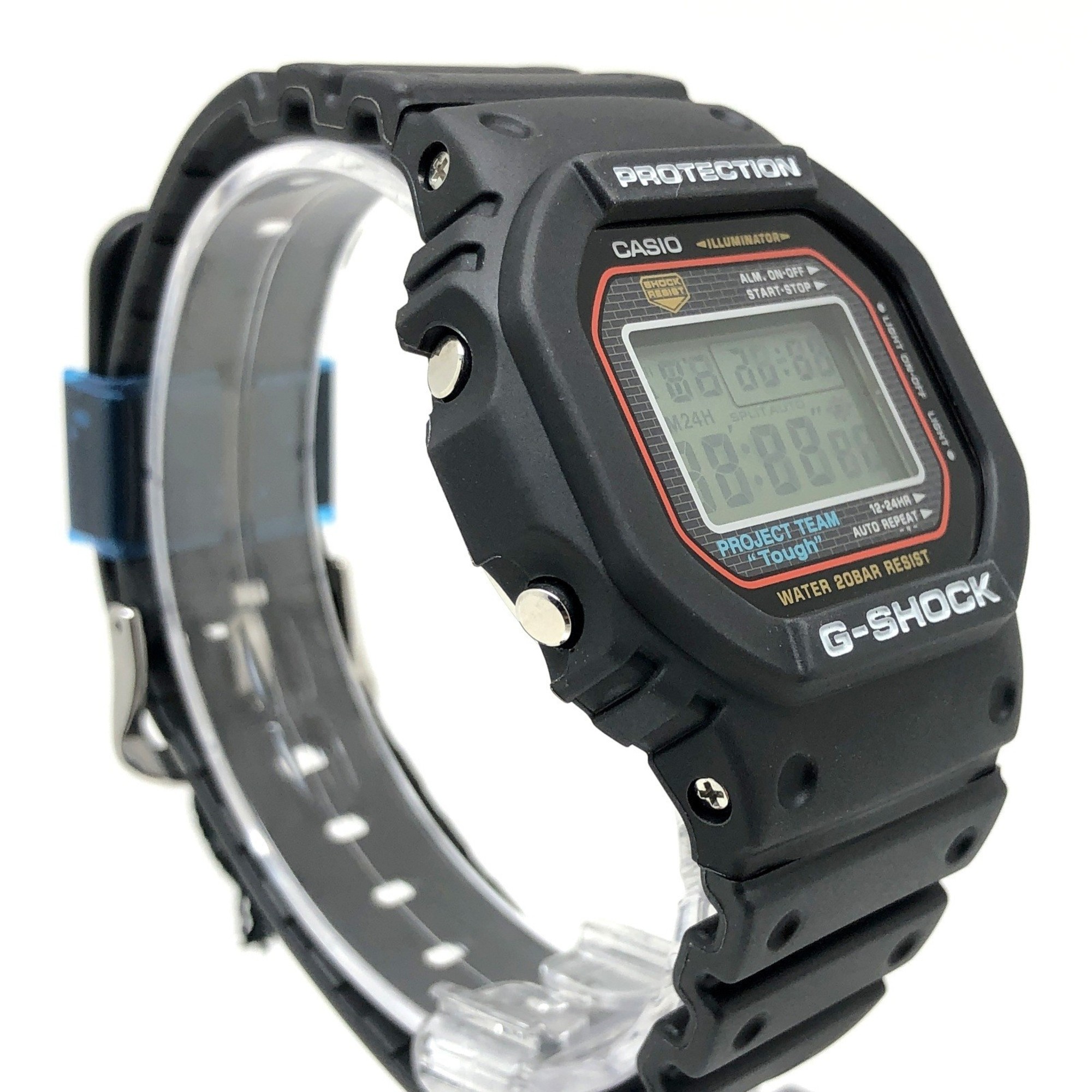 G-SHOCK CASIO Watch DW-5000SP-1 20th ANNIVERSARY Anniversary Model Screw Back Mirror Cover EL Backlight PROJECT TEAM Tough Released in May 2003 Mikunigaoka Store ITLYWML6W31Q