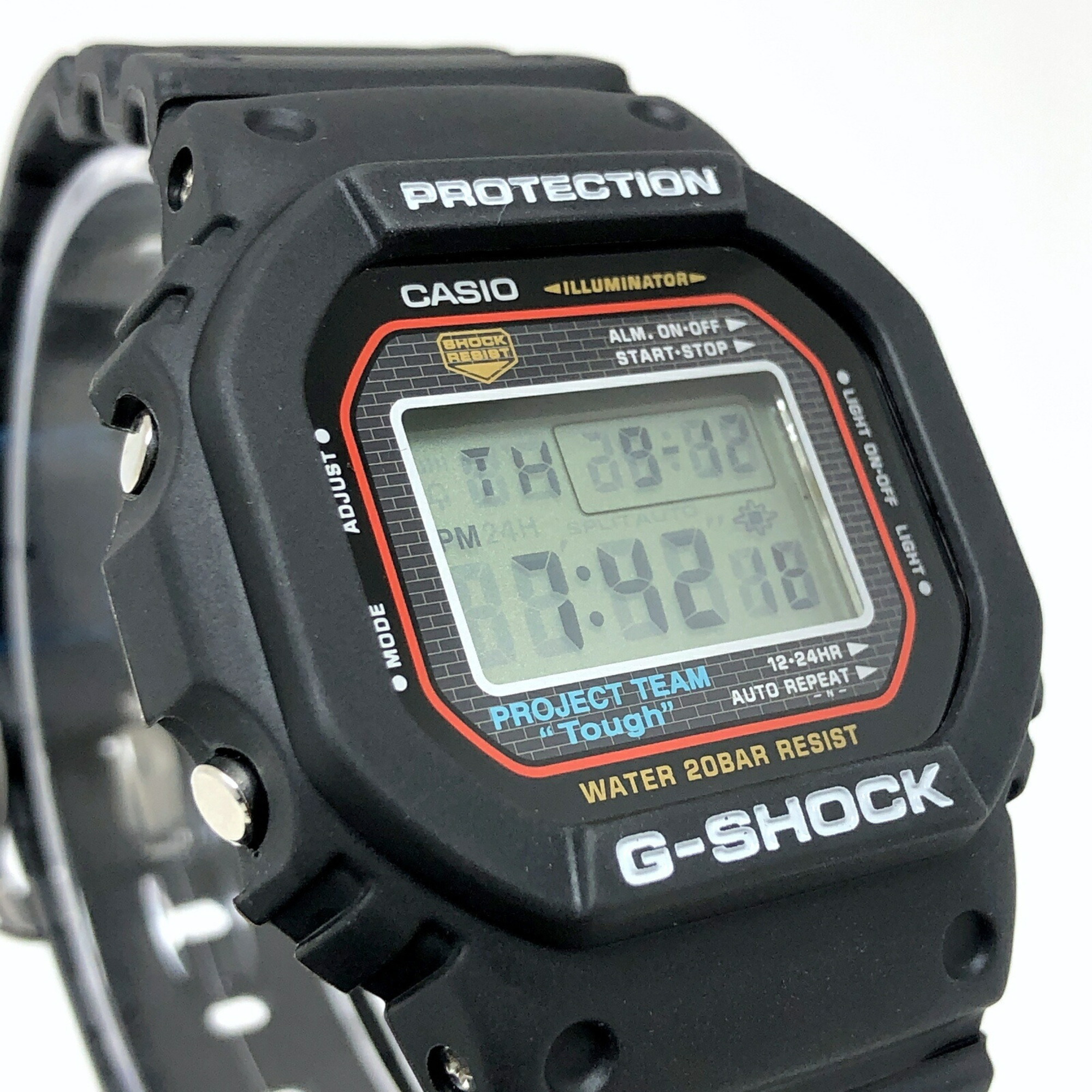 G-SHOCK CASIO Watch DW-5000SP-1 20th ANNIVERSARY Anniversary Model Screw Back Mirror Cover EL Backlight PROJECT TEAM Tough Released in May 2003 Mikunigaoka Store ITLYWML6W31Q