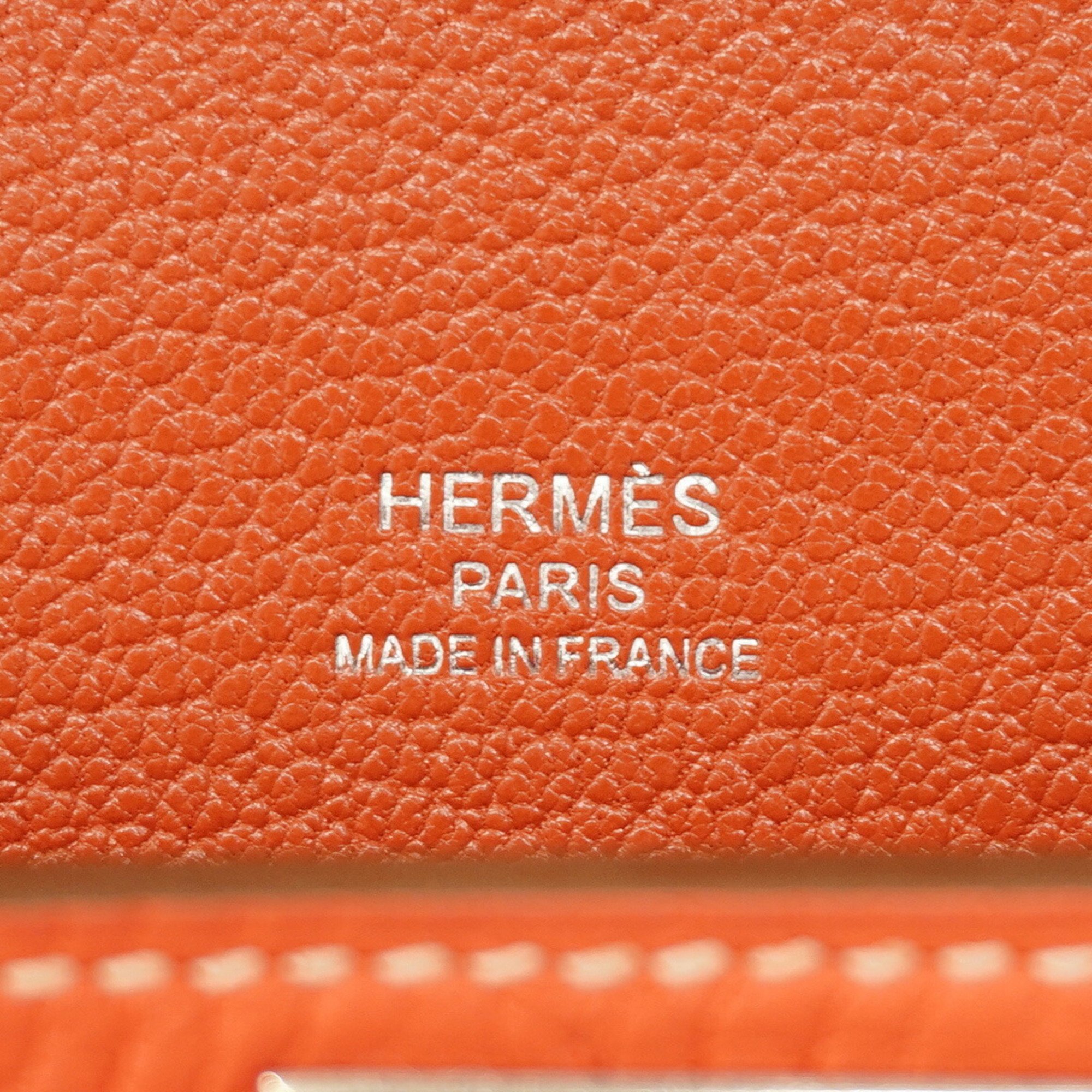 Hermes Shoulder Bag Gypsiere T Stamped Taurillon Clemence Sanguine Rose Jaipur Women's