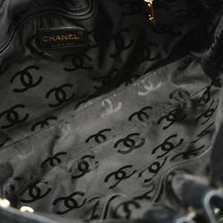 Chanel handbag Matelasse Velour Black Ladies