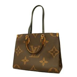 Louis Vuitton Tote Bag Monogram Giant Reverse On the Go MM M45321 Brown Women's