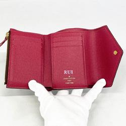 Louis Vuitton Tri-fold Wallet Monogram Portefeuille Victorine M41938 Fuchsia Women's