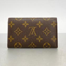 Louis Vuitton Wallet Monogram Porto Monone Zip M61735 Brown Men's Women's