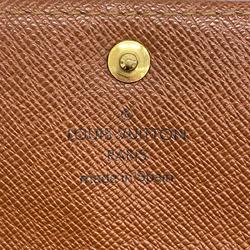 Louis Vuitton Wallet Monogram Porto Monone Zip M61735 Brown Men's Women's