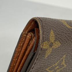 Louis Vuitton Wallet Monogram Porto Monone Zip M61735 Brown Men's Women's