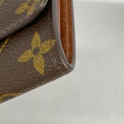 Louis Vuitton Wallet Monogram Porto Monone Zip M61735 Brown Men's Women's