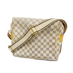 Louis Vuitton Shoulder Bag Damier Azur Naviglio N51189 White Women's