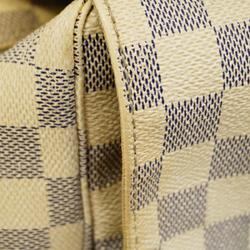 Louis Vuitton Shoulder Bag Damier Azur Naviglio N51189 White Women's