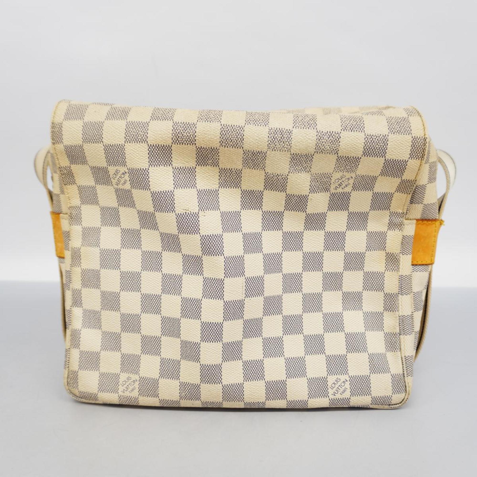 Louis Vuitton Shoulder Bag Damier Azur Naviglio N51189 White Women's