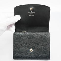 Louis Vuitton Wallet Mahina Portefeuille Iris Compact M62540 Noir Ladies