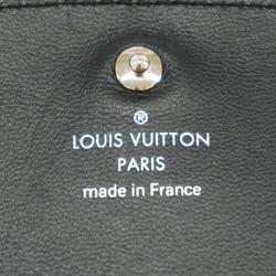 Louis Vuitton Wallet Mahina Portefeuille Iris Compact M62540 Noir Ladies