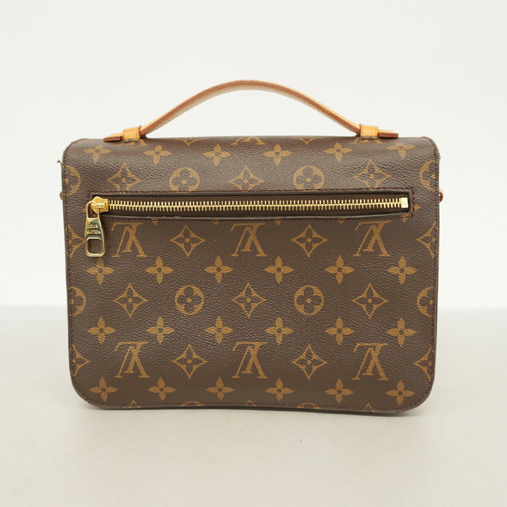 Louis Vuitton Handbag Monogram Pochette Metis MM M44875 Brown Ladies