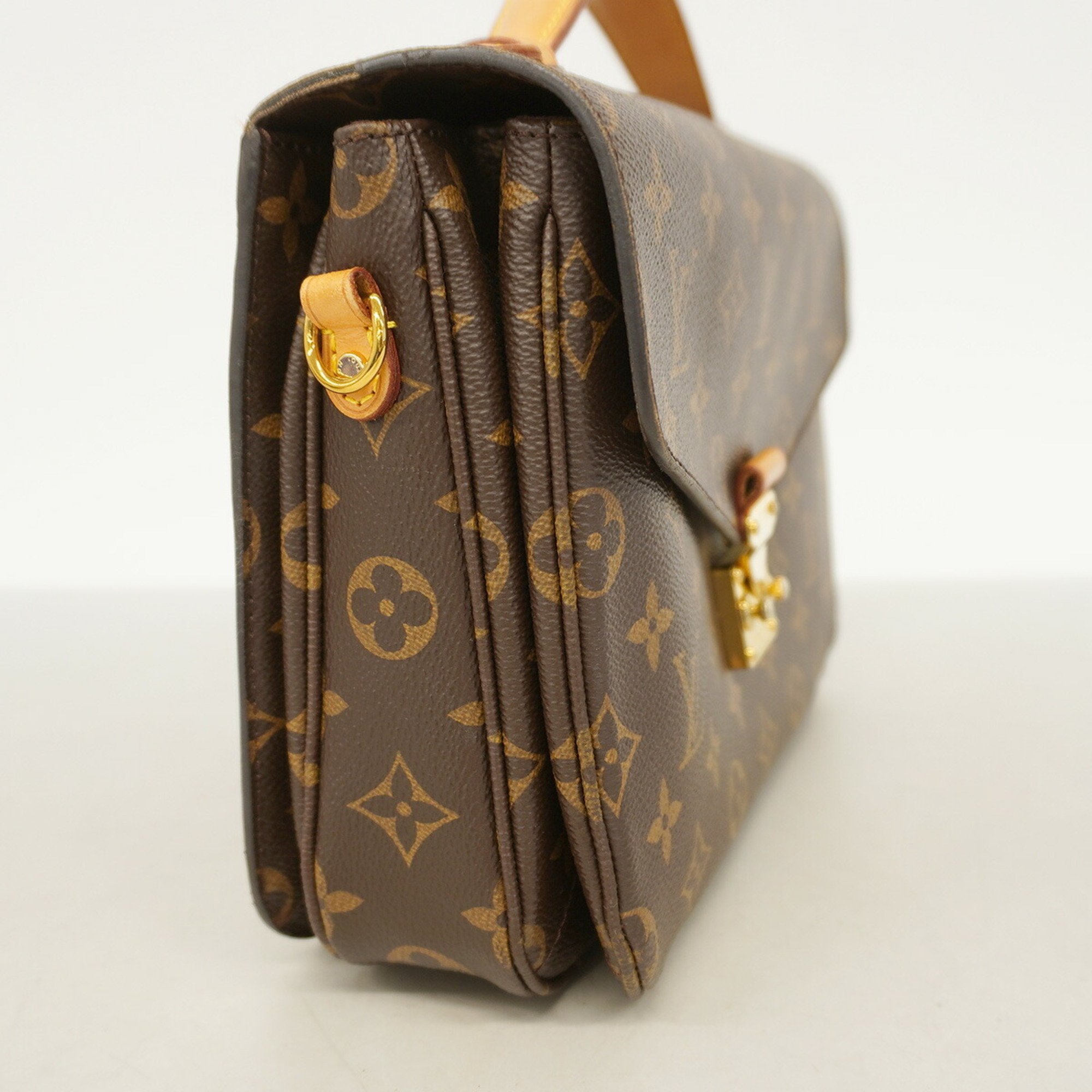 Louis Vuitton Handbag Monogram Pochette Metis MM M44875 Brown Ladies