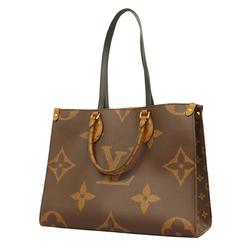 Louis Vuitton Tote Bag Monogram Giant Reverse On the Go MM M45321 Brown Men's Women's