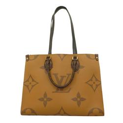 Louis Vuitton Tote Bag Monogram Giant Reverse On the Go MM M45321 Brown Men's Women's