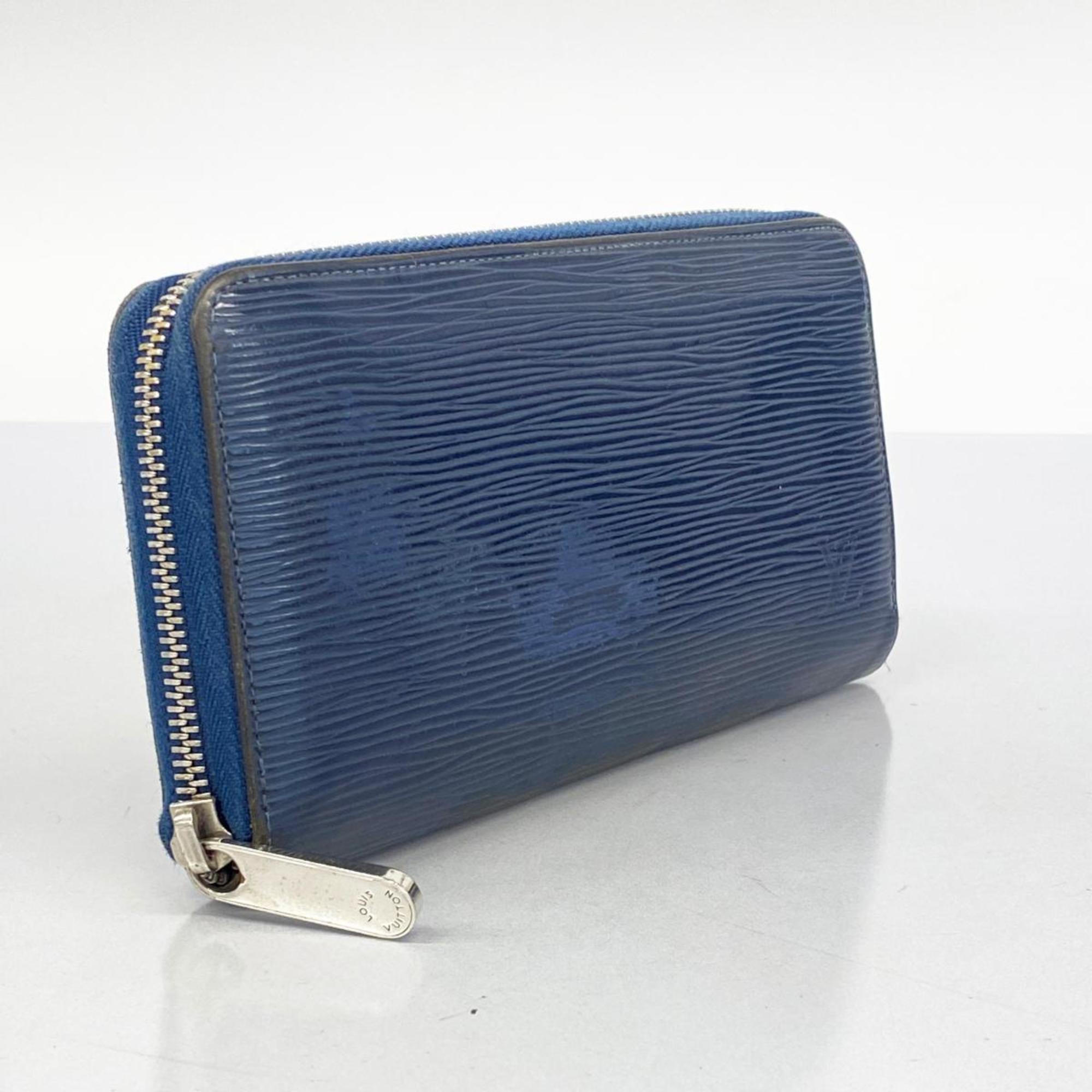 Louis Vuitton Long Wallet Epi Zippy M60307 Indigo Blue Men's Women's