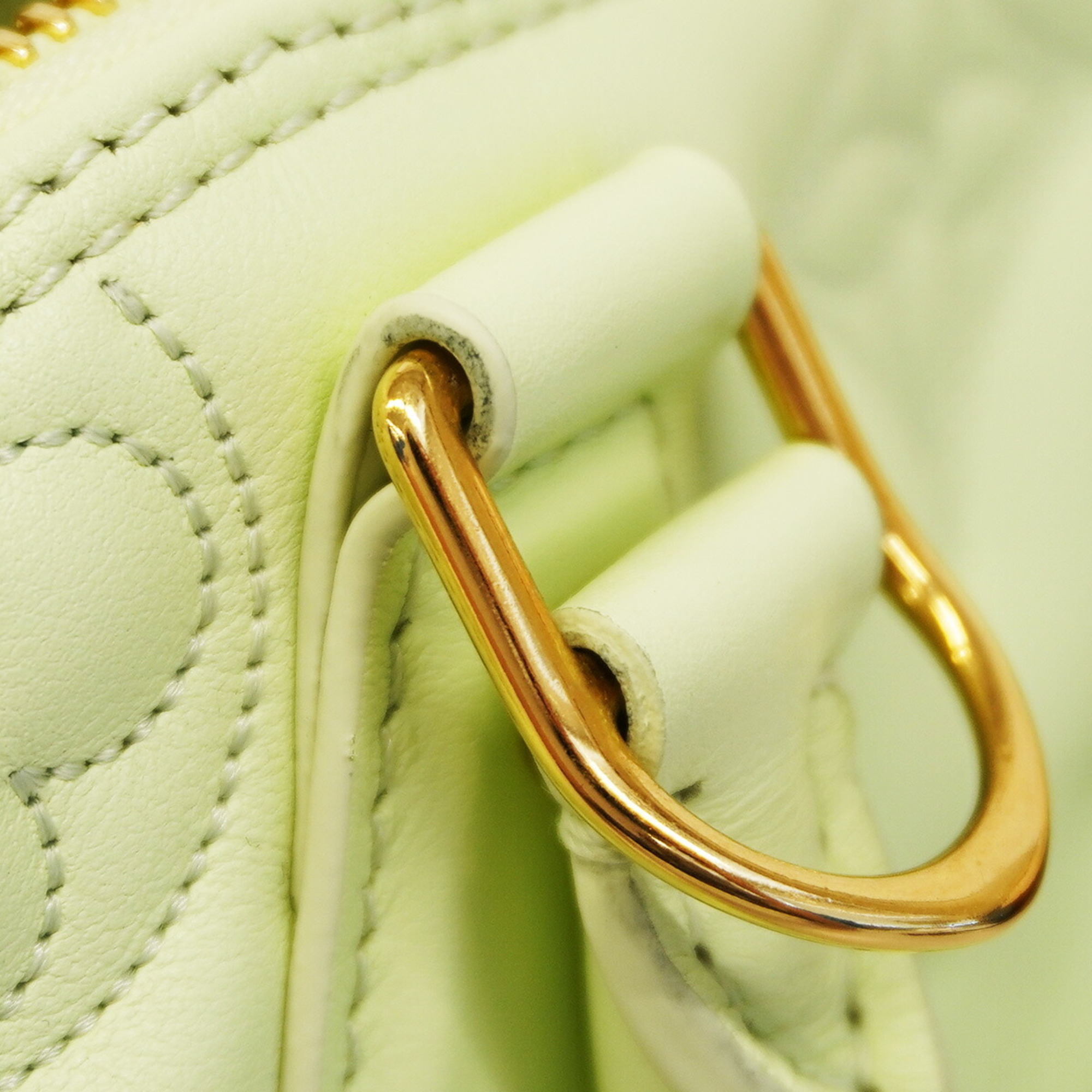 Louis Vuitton Handbag Mahina Alma Soft BB M20855 Pastel Green Ladies