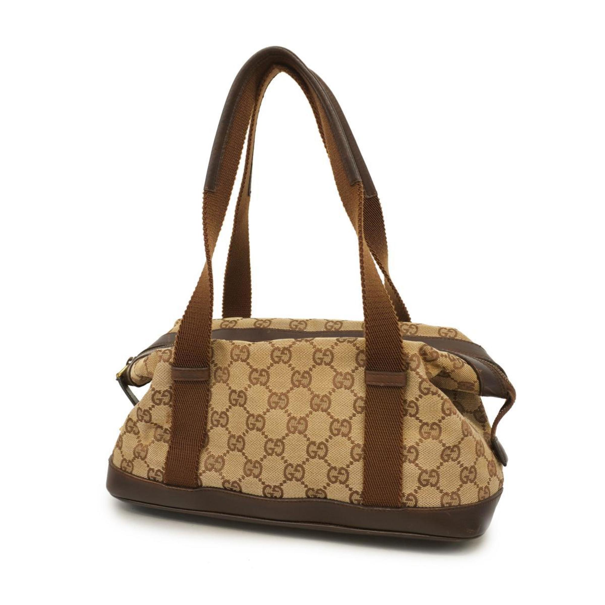 Gucci Shoulder Bag GG Canvas 92734 Brown Men's Women's