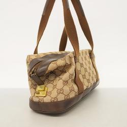 Gucci Shoulder Bag GG Canvas 92734 Brown Men's Women's