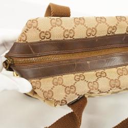 Gucci Shoulder Bag GG Canvas 92734 Brown Men's Women's