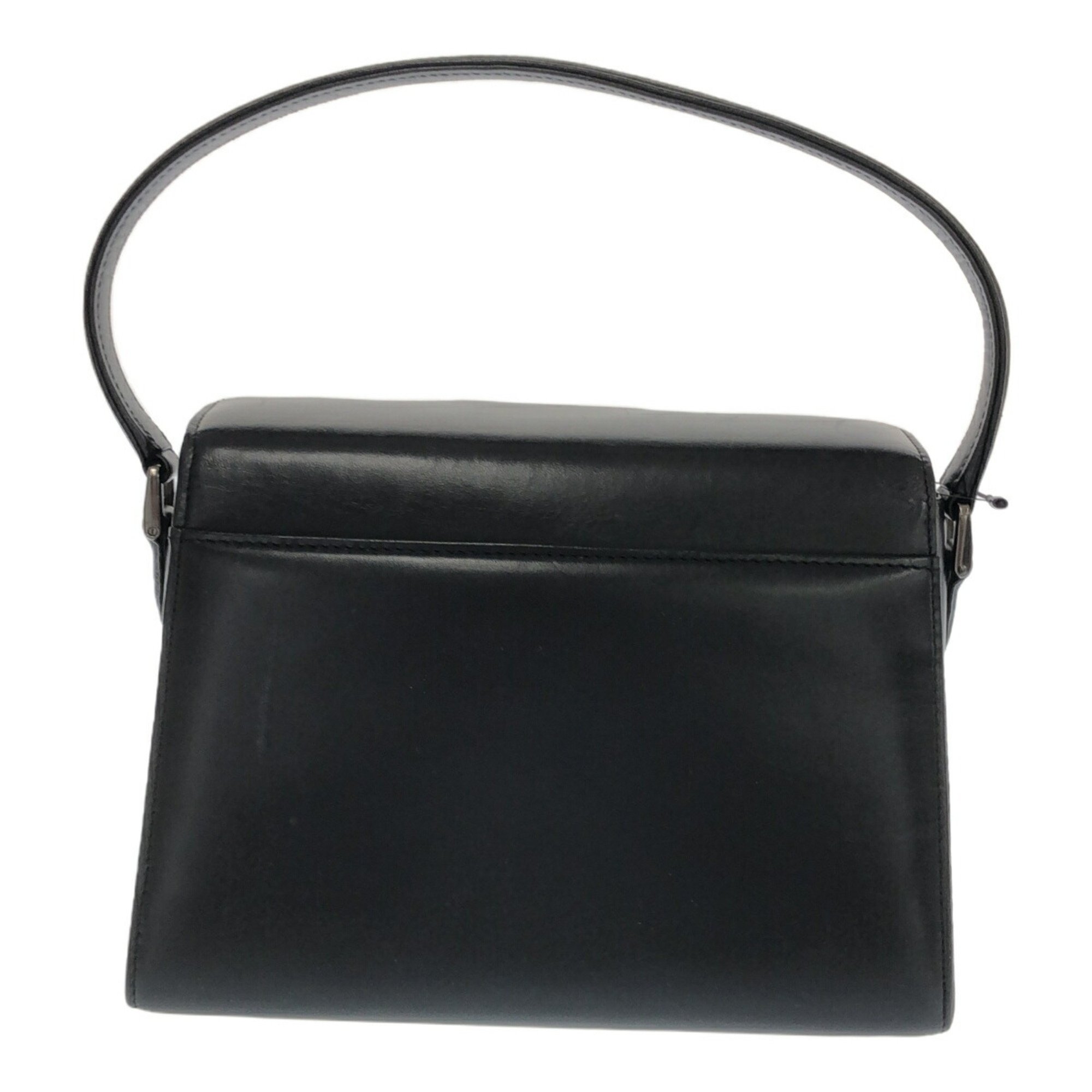 GIVENCHY One-handle handbag, black leather, women's, square, Mikunigaoka store, IT1O2N1NAJAP, RM2134R