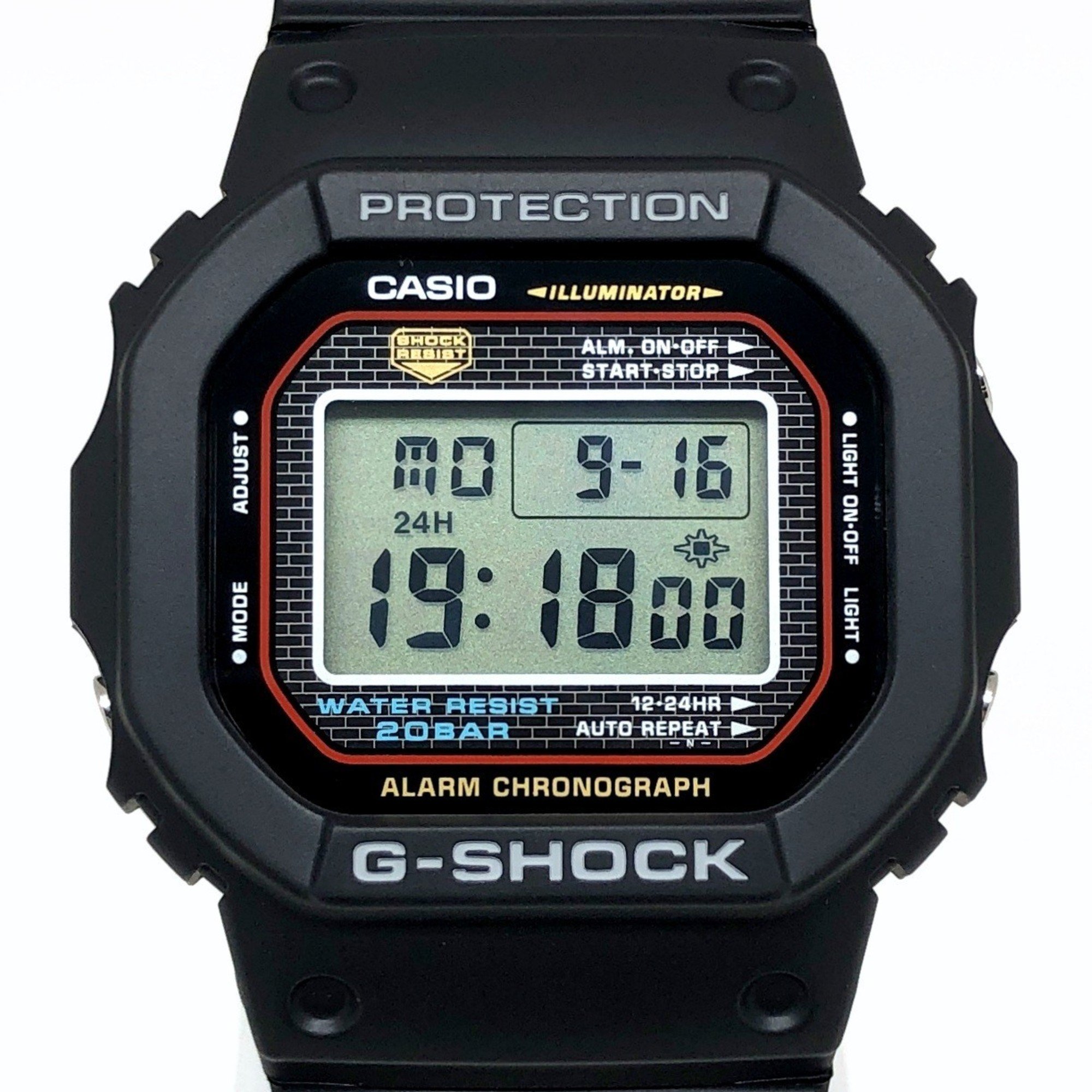 G-SHOCK CASIO Watch DW-5000-1 First-generation reprint DW-5000C model Screw-back EL backlight Released in March 2001 Mikunigaoka store IT4E8ULMA3PB