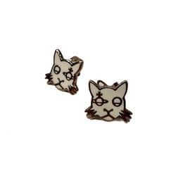 Vivienne Westwood Kat Orb Stud Pierced Earrings Cat Animal Goods Men Women Unisex Mikunigaoka Store ITQNP4104ZQC RM4076I