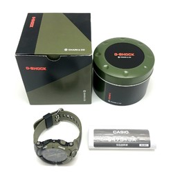 G-SHOCK CASIO Watch GA-500K-3A CHARI&CO Tie-up Model LED Light Olive x Black Analog Digital Military Style Collaboration Mikunigaoka Store ITFIBS3F3U3S