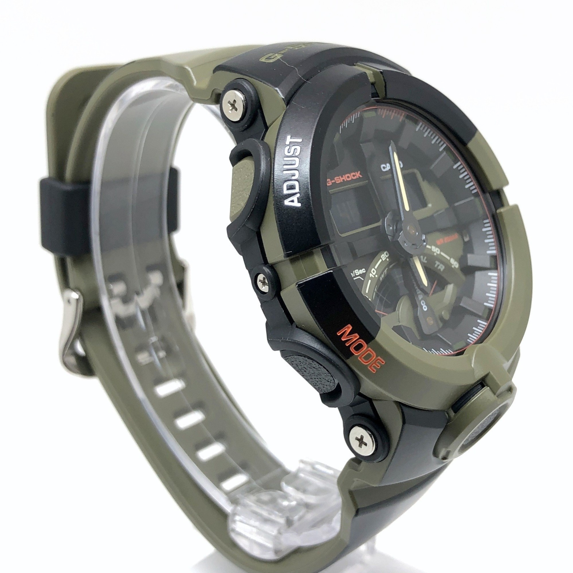 G-SHOCK CASIO Watch GA-500K-3A CHARI&CO Tie-up Model LED Light Olive x Black Analog Digital Military Style Collaboration Mikunigaoka Store ITFIBS3F3U3S