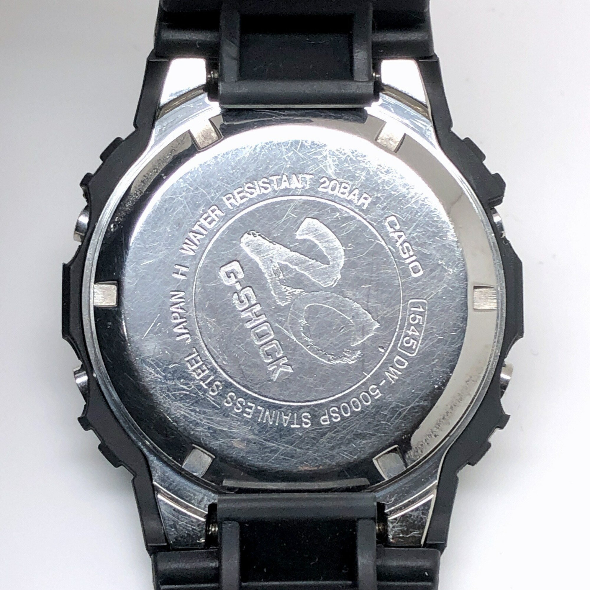 G-SHOCK CASIO Watch DW-5000SP-1 20th ANNIVERSARY Anniversary Model Screw Back Mirror Cover EL Backlight PROJECT TEAM Tough Released in May 2003 Mikunigaoka Store ITB7F6NKSR5H