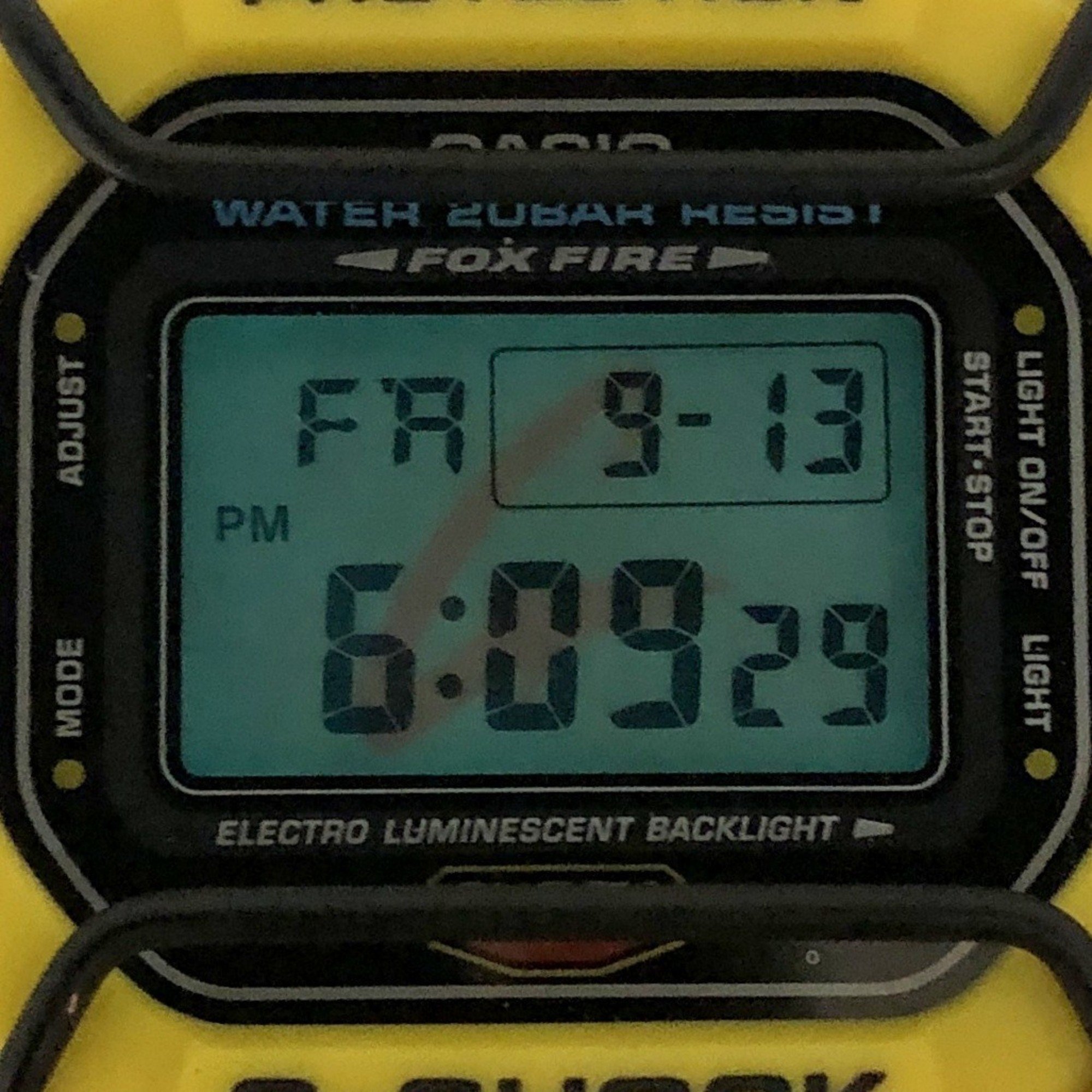 G-SHOCK CASIO Watch DW-5600ED-9 Yellow Speed Model Domestic 20 BAR Protector G Mark EL Backlight MADE IN KOREA C Stamp Released August 1996 Mikunigaoka Store IT00P5HGZ32E