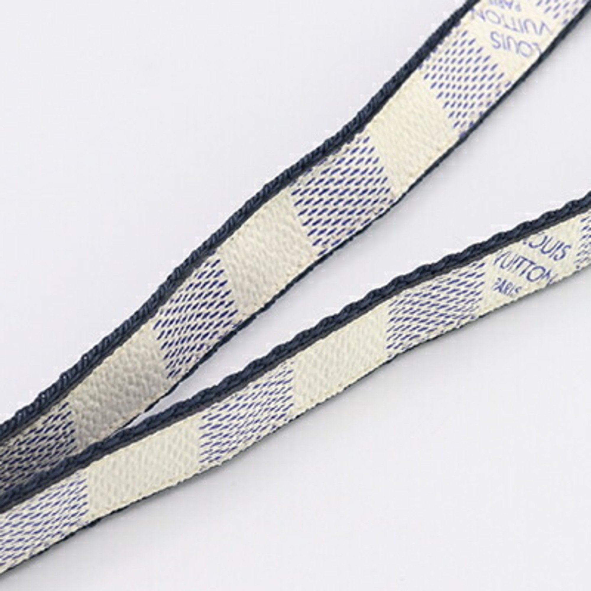 Louis Vuitton Neck Strap Damier Azur Porte-Clés Lanier M68278 Smartphone Men's Women's Unisex LOUIS VUITTON