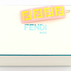 Fendi Hair Clip JFP402 Pink Yellow 100% Acetate Kids Barrette FENDI KIDS