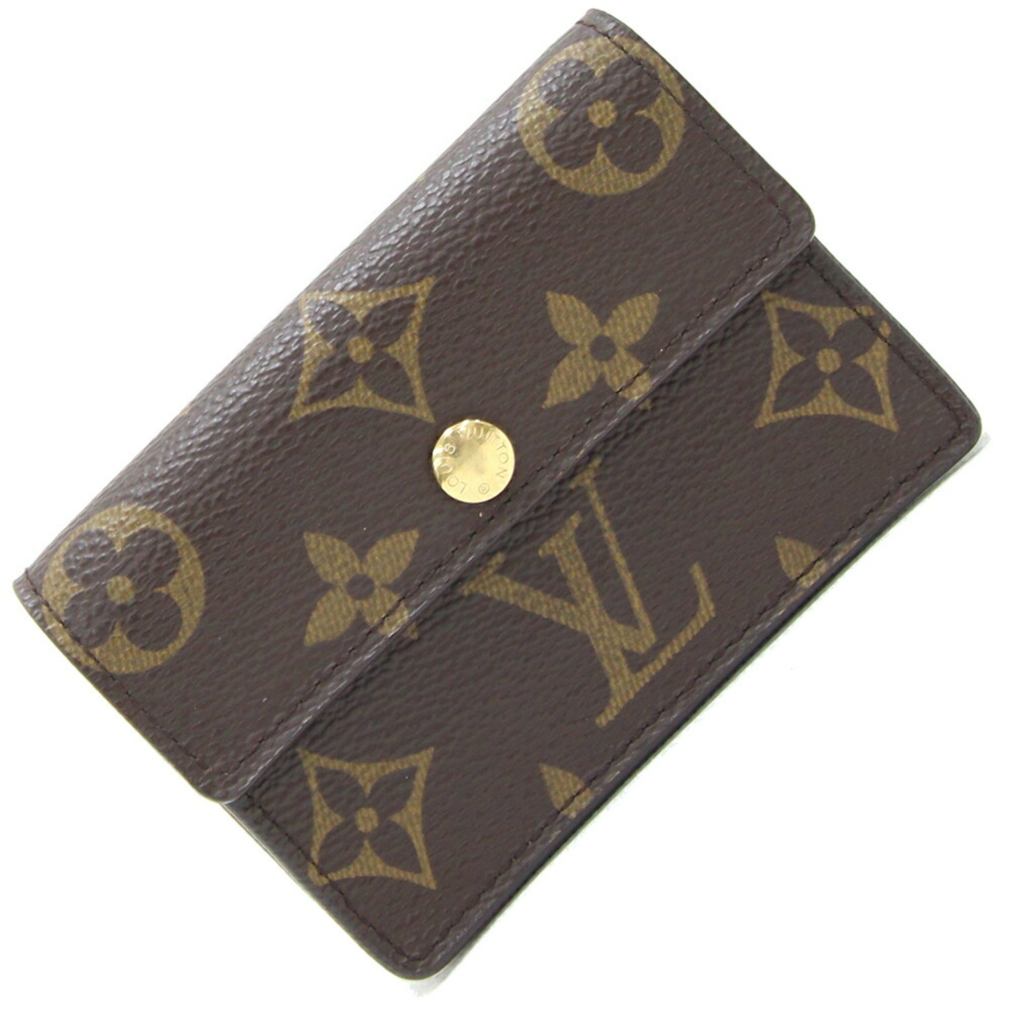 Louis Vuitton Coin Case Monogram Portemonnay Accordion M58007 Purse Wallet Compact LOUIS VUITTON