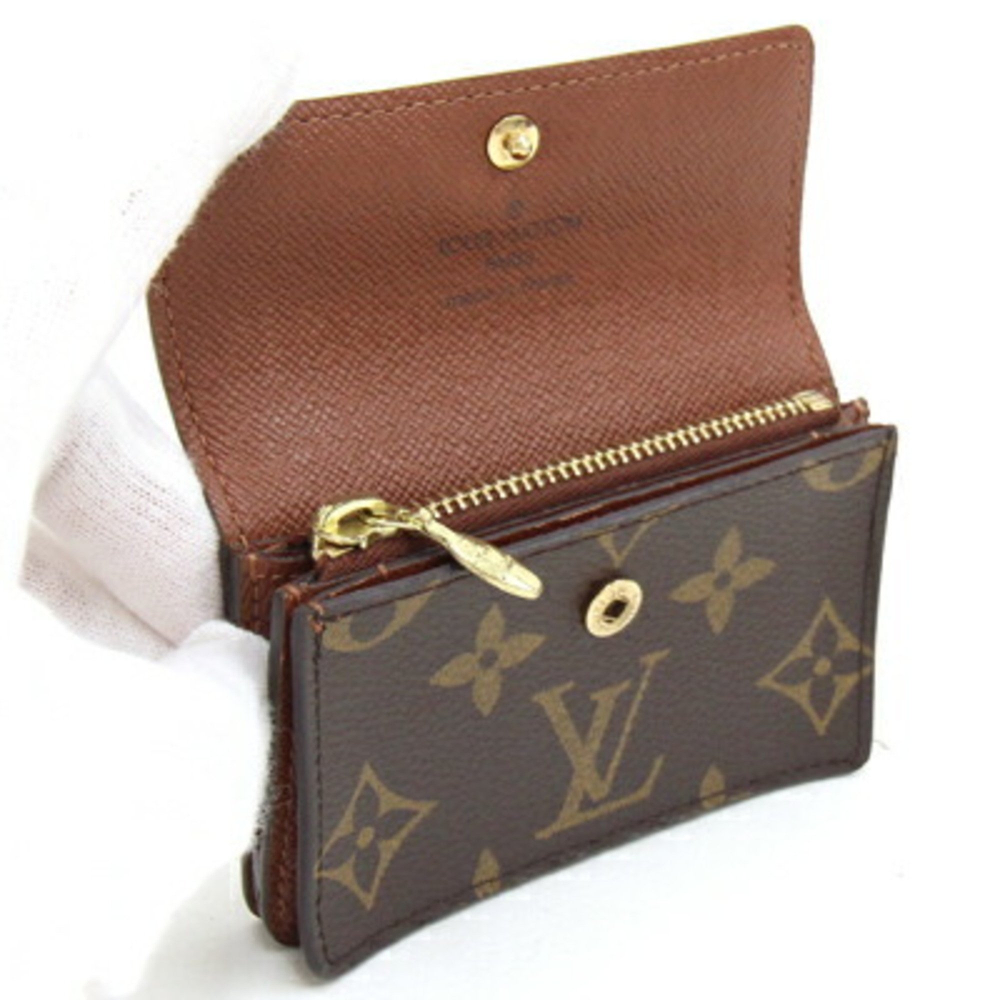 Louis Vuitton Coin Case Monogram Portemonnay Accordion M58007 Purse Wallet Compact LOUIS VUITTON