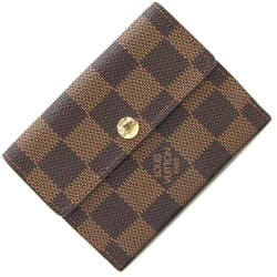 Louis Vuitton Coin Case Damier Ludlow N62925 Compact Wallet Purse Women Men LOUIS VUITTON