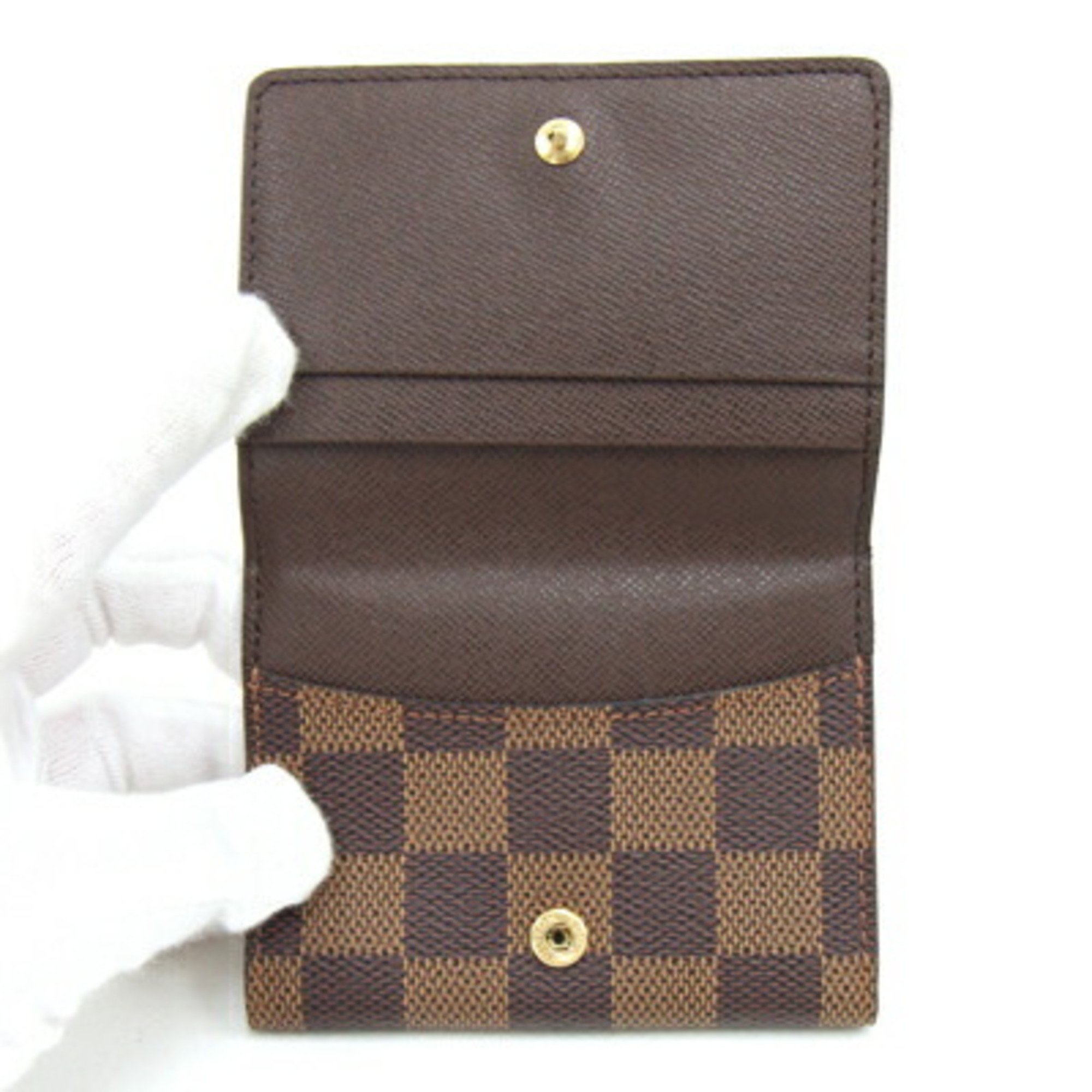 Louis Vuitton Coin Case Damier Ludlow N62925 Compact Wallet Purse Women Men LOUIS VUITTON