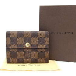 Louis Vuitton Coin Case Damier Ludlow N62925 Compact Wallet Purse Women Men LOUIS VUITTON