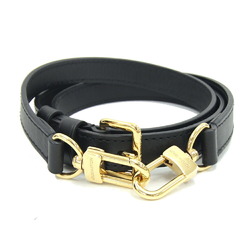 Louis Vuitton Shoulder Strap Black Gold Men's Women's LOUIS VUITTON