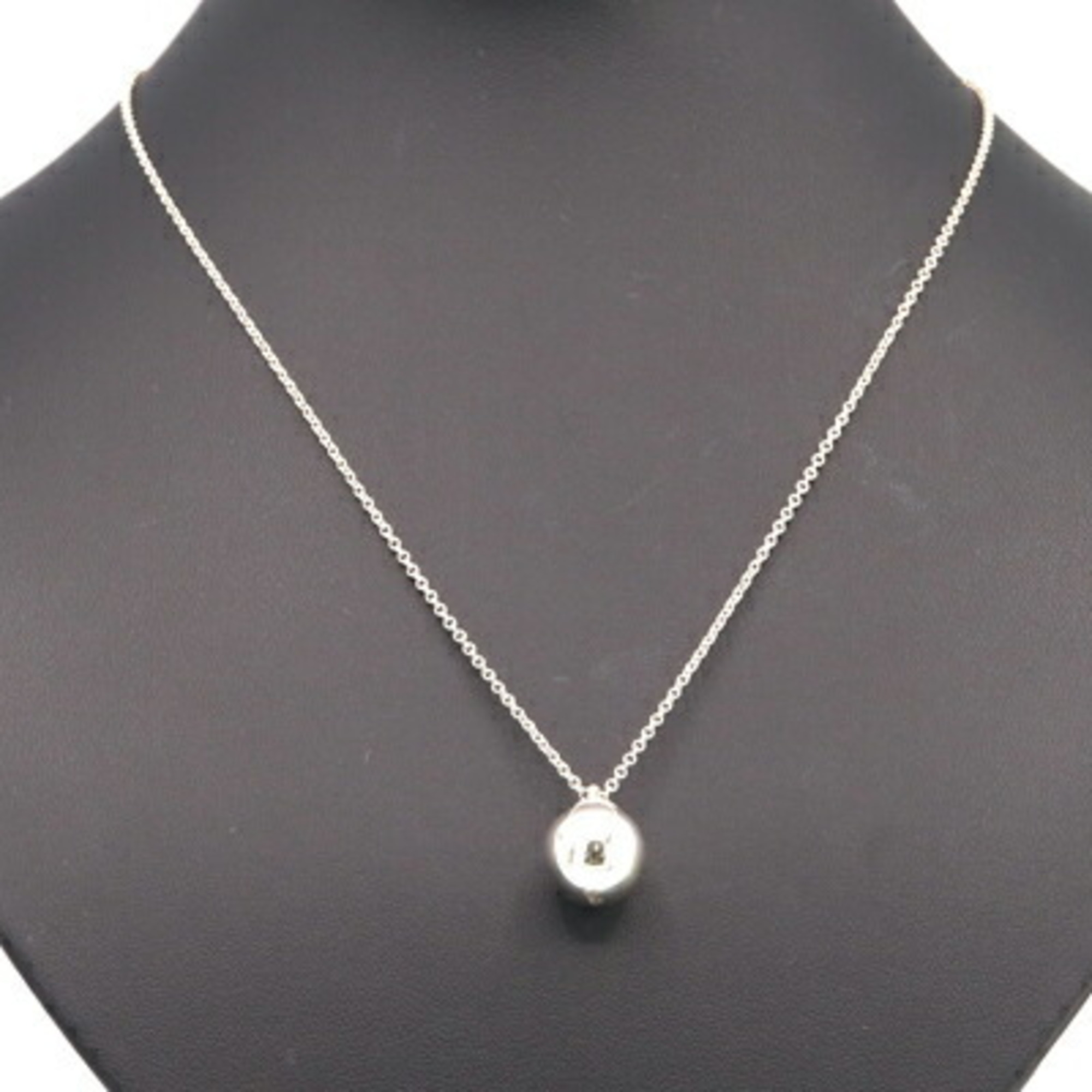 Tiffany Necklace Hardware Ball SV Sterling Silver 925 Pendant Women's TIFFANY&CO