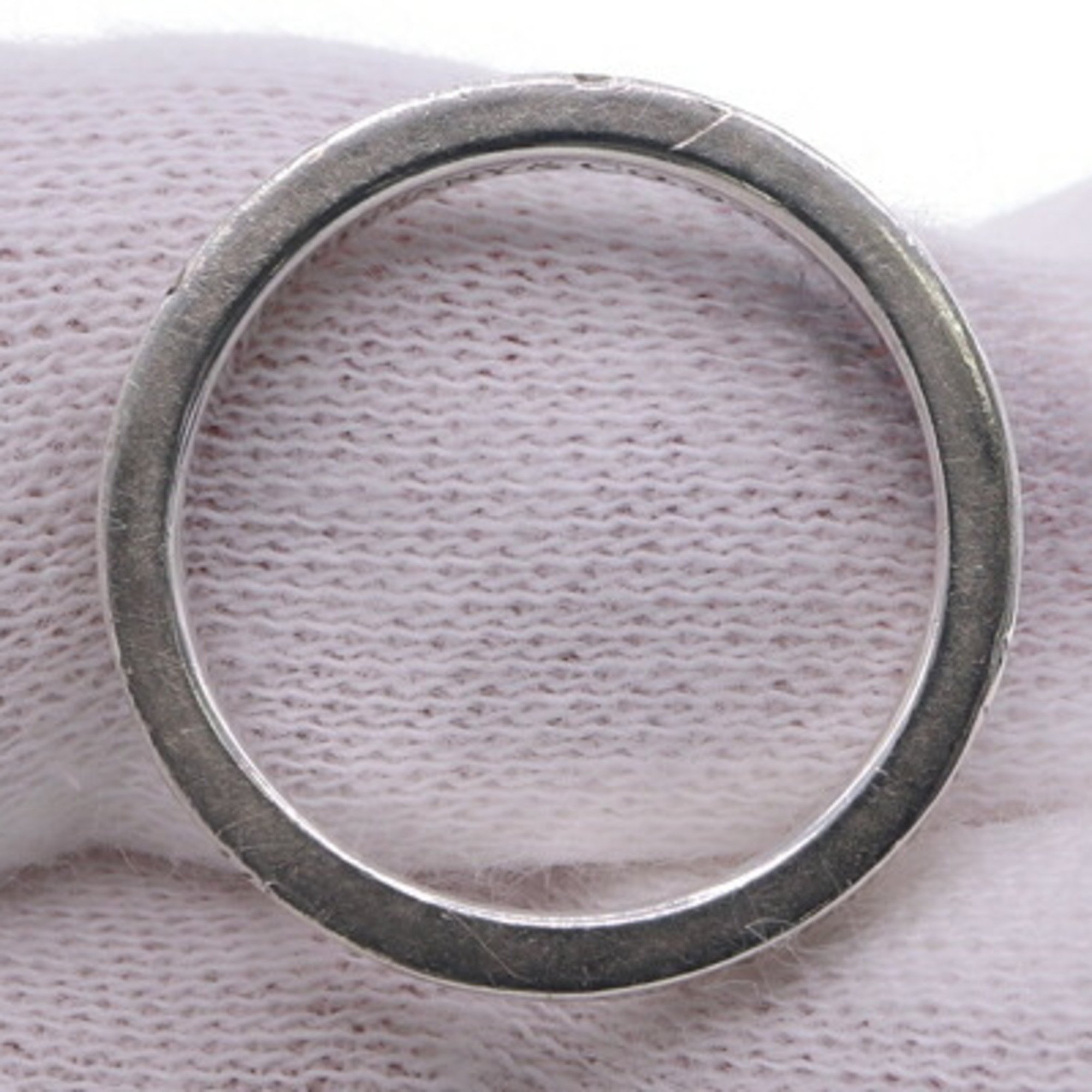 Tiffany Ring, Note Narrow, SV, Sterling Silver 925, Size 10, Women's TIFFANY & CO.