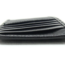 Gucci Coin Case Interlocking G Card 697717 Black PVC Leather Fragment Purse Locking Wallet Men's GUCCI