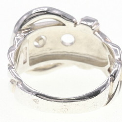 Hermes Ring Bouclesellier Sterling Silver 925 Size 13.5 Belt Motif HERMES