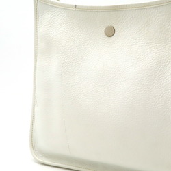 HERMES Hermes Vespa PM Shoulder Bag Leather White □C Stamp