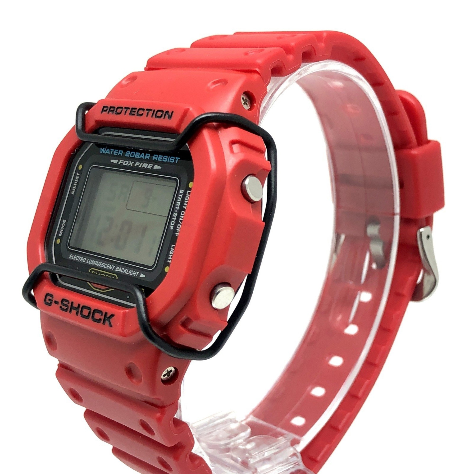 G-SHOCK CASIO Watch DW-5600ED-4 Red Speed Protector G Mark EL MADE IN KOREA Released in August 1996 Mikunigaoka Store ITH50478UHWQ