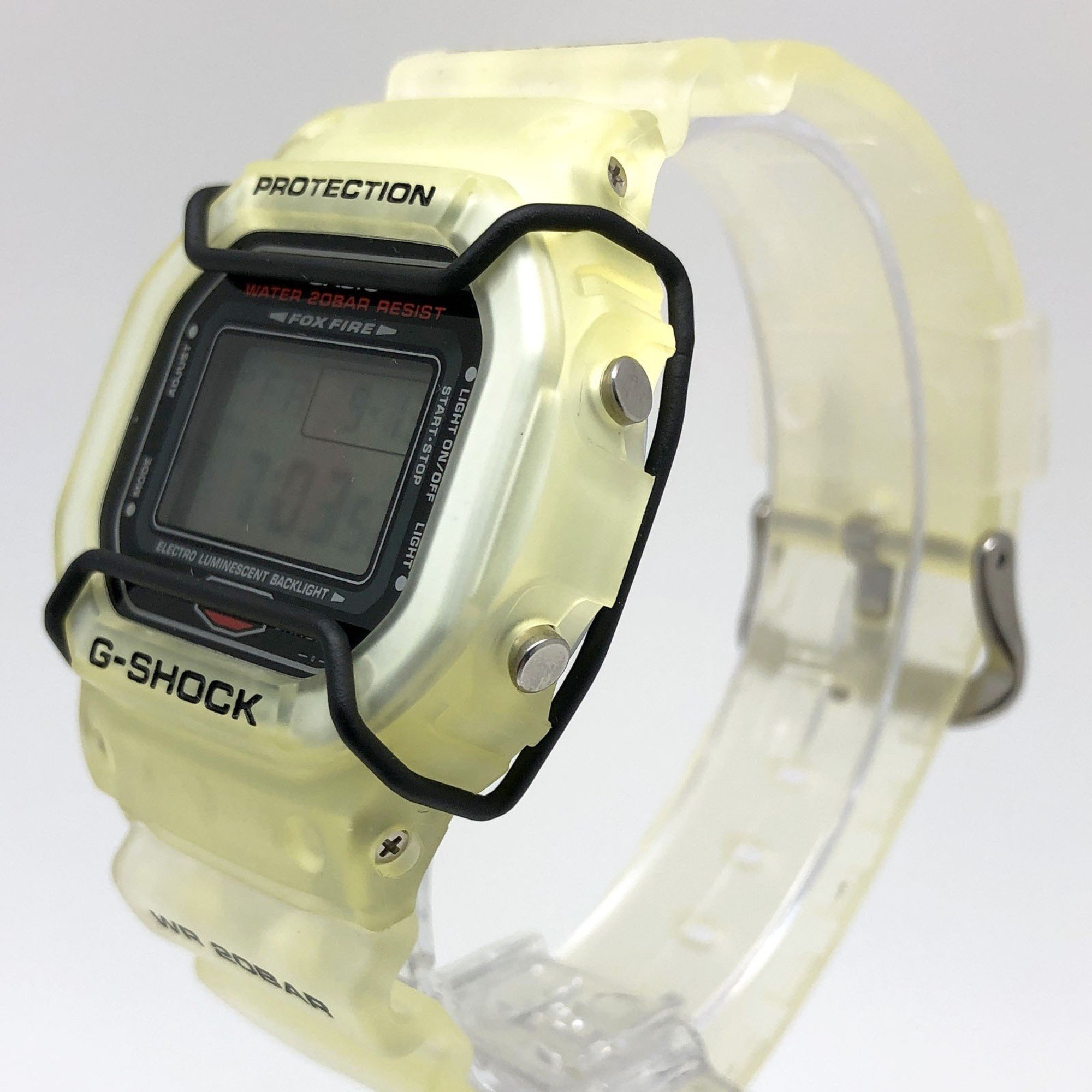 G-SHOCK CASIO Watch DW-5600VT-7T Fairy's Charm Pure White Skeleton Protector Fairy EL Backlight Released January 1999 Mikunigaoka Store IT030QXCT3HK