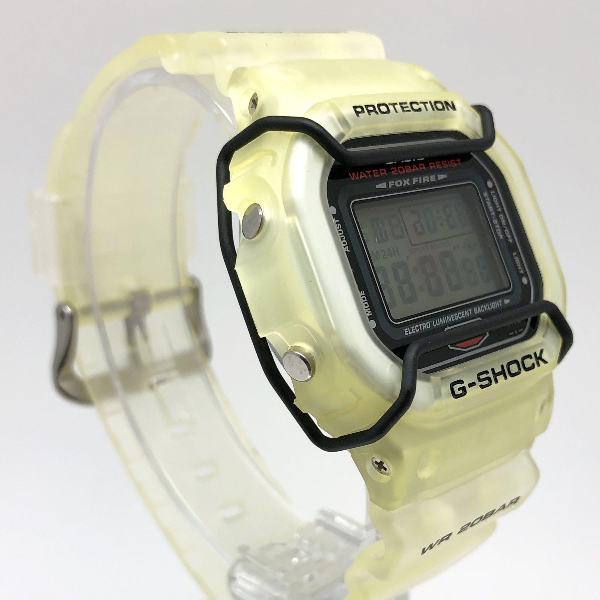 G-SHOCK CASIO Watch DW-5600VT-7T Fairy's Charm Pure White Skeleton Protector Fairy EL Backlight Released January 1999 Mikunigaoka Store IT030QXCT3HK