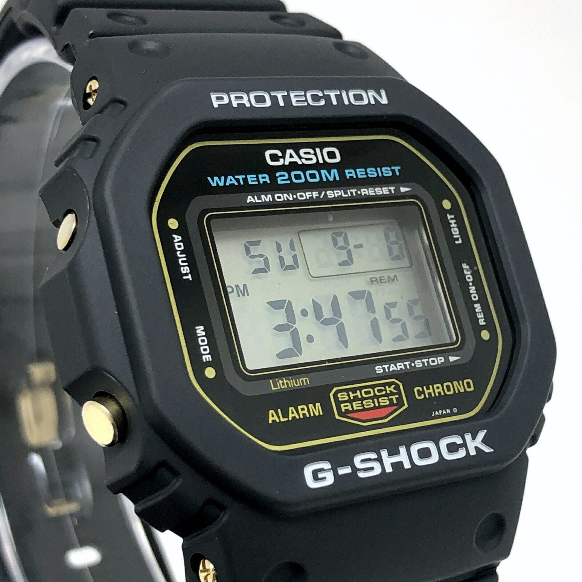 G-SHOCK CASIO Watch DW-5600C-9V M901 Officially restored product Overseas 200M Speed model Gold Ver. Green miniature bulb Released June 1987 SPEED Mikunigaoka store ITSLMP88I6F0